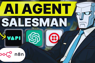 build ai sales agent ai calling agent with relevance ai, n8n, retell ai, vapi ai
