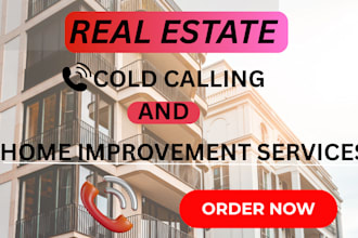 do cold calling for real estate solar leads and home improvement services