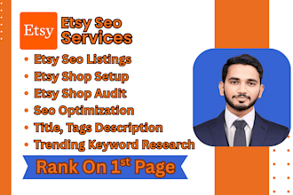 boost sales and rank etsy listings on top by SEO, shop audit