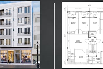 create professional 2d floor plans and house blueprints as your expert draftsman