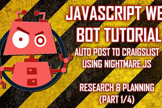 build monitor bot, streaming bot, craigslist bot, zillow bot