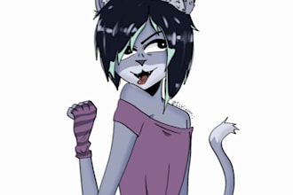 draw furry or anthro art