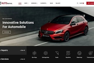 design auto part ecommerce website auto part shopify store auto part website