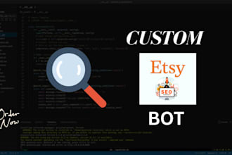 do etsy seo bot, etsy automation, product listing bot, etsy ai keyword research