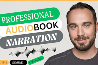 narrate and produce deep male voice over for audiobook to acx standards