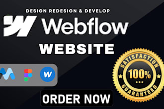 design and develop responsive webflow website, landing page, figma to webflow