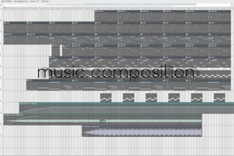 create unique music composition for projects
