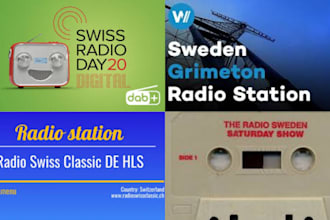 play your song exclusively live on switzerland and sweden radio stations