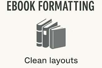 format your ebook for kindle, royal road, or PDF delivery