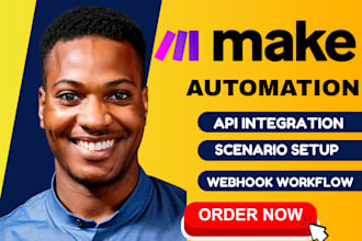 setup make com automation, made com, make com automation n8n as a make expert