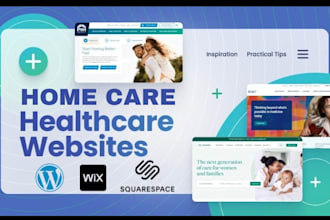 build home care website and medical healthcare website