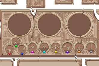 create high quality 2d UI and UX assets for your game