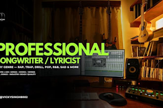 write catchy hooks, rap verses, and compose full songs in any genre