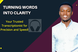 transcribe any audio or video and provide quality transcript