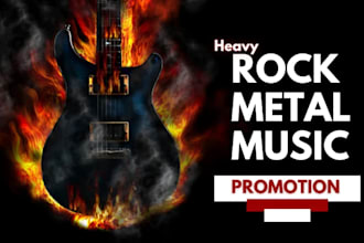 pitch your rock metal music promotion to 900 active playlist curator