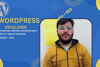 rebuild, revamp and redesign your wordpress website  blog or business website