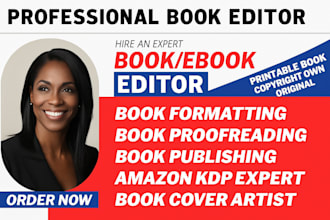 expert kindle and paperback book formatting and publishing services