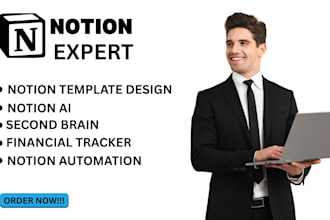 build your  notion workspace, automation, template