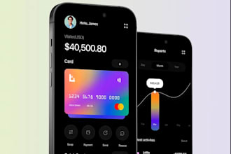 develop fintech app, wallet app, money transfer app, p2p payment app,neobank app