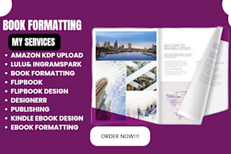 design, format ebook, flipbook, planner, checklist with canva, designrr for KDP
