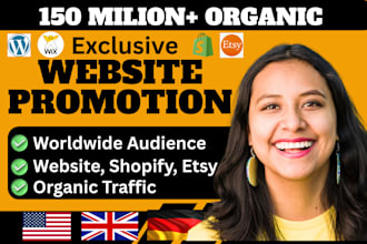 promote website, business, amazon, etsy, product, book, events, blog or any link