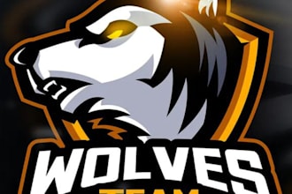 design a fierce mascot logo for your gaming team or exports brand