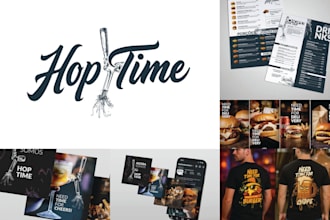 attractive logo and instagram design