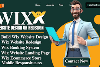 create wix booking website, wix website design and redesign wix online store