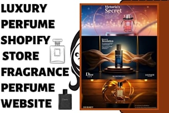 design perfume shopify store fragrance perfume website cologne perfume website