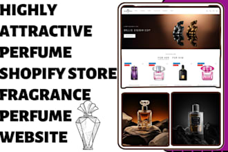 design perfume shopify store fragrance perfume website cologne perfume website