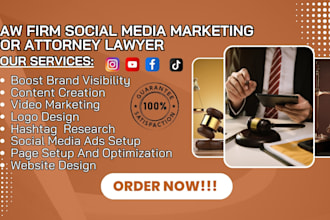 be your law firm social media marketing manager for attorneys lawyers