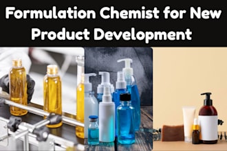 be your formulation chemist for new product development