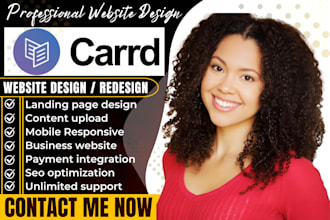 design carrd website redesign carrd website carrd landing page chauffeur website