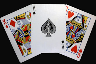 illustrate 52 standard card  playing poker card, custom poker card, poker set