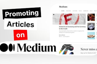 organically medium article promotion, medium followers, medium profile