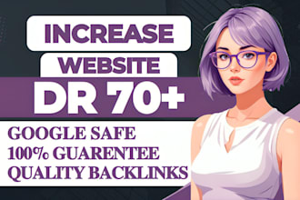 increase ahrefs domain rating DR 70 using high authority white hat SEO backlinks