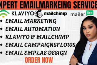 design sunning newsletters campaign mailchimp klaviyo