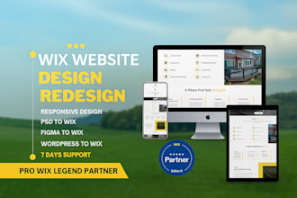 wix velo code website development, figma to wix, wordpress webflow to wix design