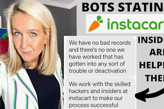 make automated instacart bot, shopper bot, batch bot, doordash bot, grabber bot