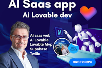 build web or mobile saas mvp with n8n, bubble, supabase, adalo, replit ,lovable
