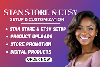 build and optimize your stan store and etsy shop for sales