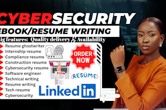 write cybersecurity tech resume resume writing cv technical writing data analyst