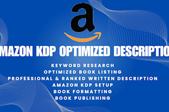 optimize your KDP listings with sales driven book descriptions and keywords