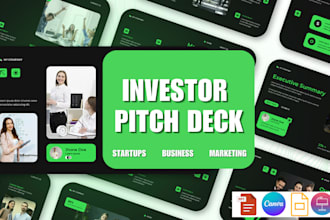 design redesign investor pitch deck startup PPT investor powerpoint presentation