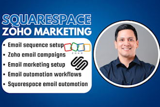setup squarespace zoho email automation email campaign email marketing workflows