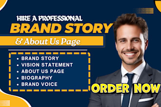 write brand story, amazon brand story, bio, about us, mission, vision, why us