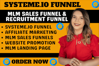 do systeme io mlm sales funnel, systeme io mlm recruitment funnel mlm promotion