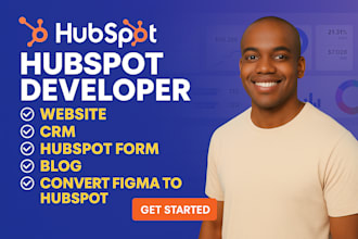 hubspot developer for website CRM hubspot form blog SEO convert figma to hubspot