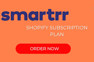 set up smartrr customize subscription plan shopify subscription app