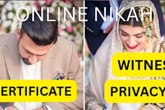 perform online islamic nikah with official documentation